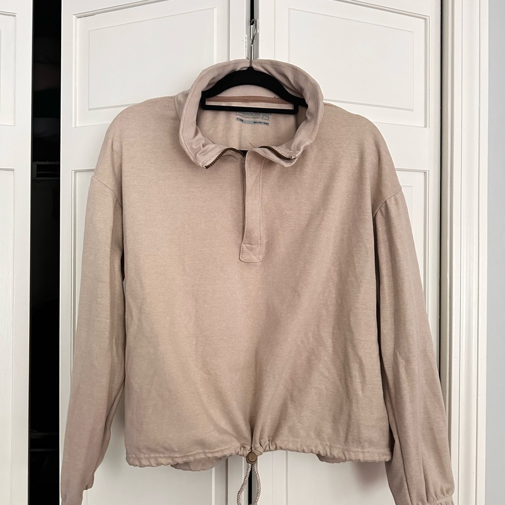 Avalanche Quarter zip crème sweater